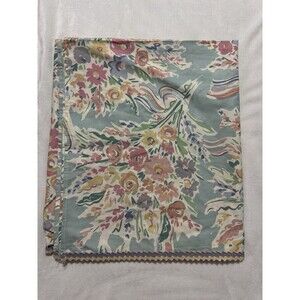 Collier Campbell Queen Flat Sheet Brief Encounter Boho Pastel Abstract Floral